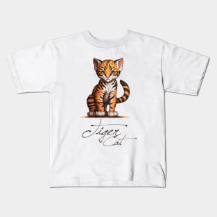 Cat Tiger Kids T-Shirt